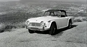 Gerahmter Druck : Triumph TR 4 A (1966) Gerahmter Druck : Triumph TR 4 A (1966)