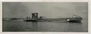 Deutsches U-Boot U 33 in der Bucht von Wilhelmshaven, 1936