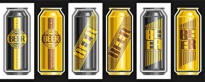 Vector Bierdosen-Set
