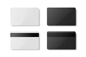 Vector White und Black Geschenkkarte