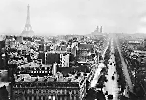 Der Blick auf Paris, 1940.