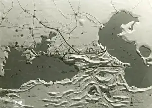 Der Krieg an der Westfront: Karte von Türkei.