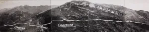 Piedmont Landscape Photography Drucke: Alpine chain between Ormea and Caprauna, Piedmont; multiple shots