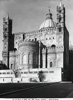Die Absidenhälfte der Kathedrale von Palermo
