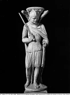 Giovanni Pisano Artwork Drucke: The Archangel St. Michael