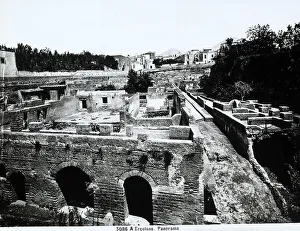 Archäologische Ausgrabungen von Ercolano in der Umgebung von Neapel