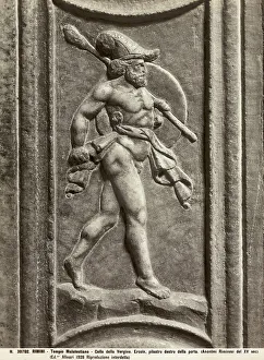 Renaissance Period Artworks Drucke: Bas-relief representing Hercules
