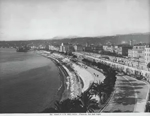 French Riviera Architecture Drucke: The Bay of Angels, Nice