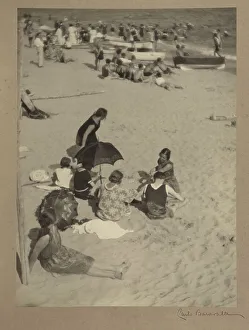 Italian Seaside Resort Drucke: Beach of Varazze