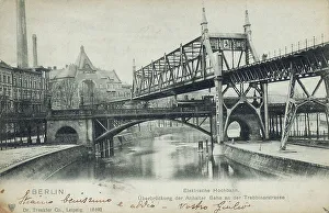 German Urban Landscape Photography Drucke: Berlin train station
