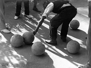 Outdoor Games Drucke: The bowling