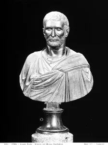 Capitoline Museum Collection Drucke: Bronze bust of the consul Junius Brutus