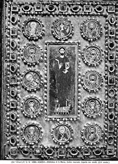 Byzantine Art Style Drucke: Byzantine binding of an ancient codex, kept in the Marciana National Library in Venice