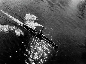 Water Transportation Methods Drucke: Canoe on the River