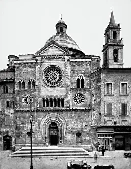 Middle Ages Building Design Drucke: Cathedral in Foligno