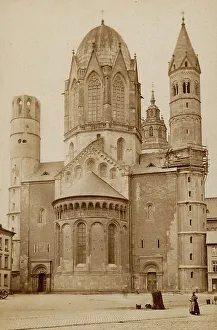 Romanesque Architecture Germany Drucke: Cathedral of Mayence