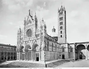 Piazza Del Duomo Architecture Drucke: Cathedral of Siena