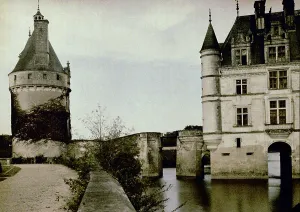Chenonceau Castle Drucke: Detail of Chenonceau Castle