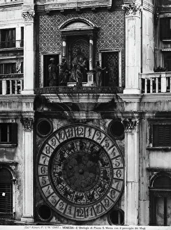 Venice Clock Tower Drucke: The clock in St. Mark's Square