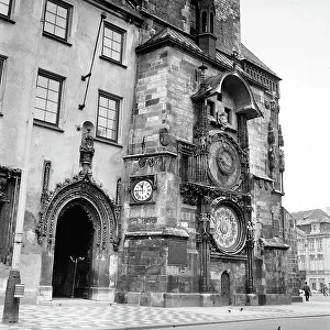 Prague Clock Tower Drucke: The Clock Tower of the Staromestsk radnice