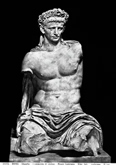Roman Imperial Portraits Drucke: Colossal statue of the emperor Claudius