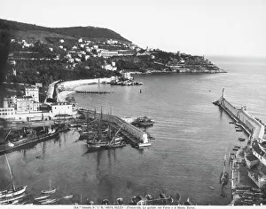French Coastal Architecture Drucke: Construction of the port of Nice