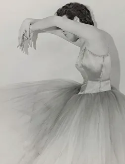 Female Ballerina Drucke: Dancer in Tutu