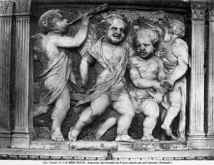 Putti, die tanzen, aus einer Formel des Pulpits im Dom zu Prato
