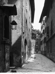 Florence Street Scene Drucke: Via dei Palchetti in Florence