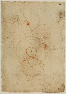 High Renaissance Period Drucke: Drawing from the Codex Forster II, c