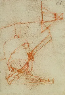 Renaissance Art Styles Drucke: Drawing from the Codex Forster III, c