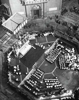 Sacred Space Furnishings Drucke: Elevated view of the Cathedral of Florence