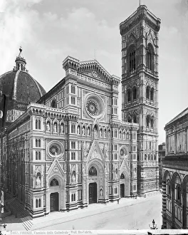 Florence Cathedral Facade Drucke: The faade of Florence Cathedral