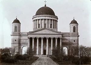 Decorative Facade Design Drucke: Facade of the Cathedral of Gran