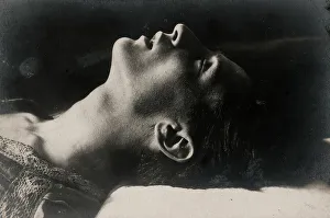 Human Body Parts Drucke: Face of a sleeping man