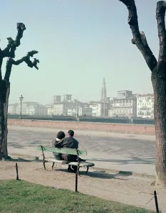 Der Lungarno in Florenz