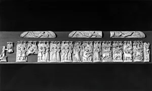 Gothic Sculpture Drucke: Fragments of a coffer; work by the workshop of the Embriachi