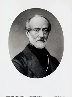 Italian Historical Figures Drucke: Giuseppe Mazzini