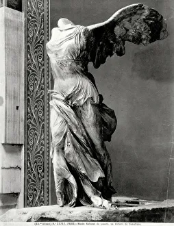 Drucke von Die Statue der Nike vom Louvre Louvre Drucke: Die Siegesschlacht von Samothrake