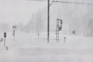 Rural Switzerland Scenery Drucke: The Great Snowfall at Morteratsch