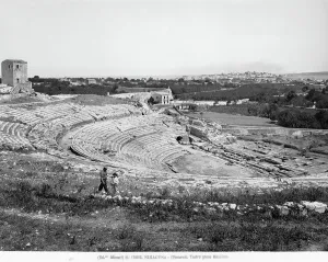 Theatern Drucke: Monumentalpark von Neapel