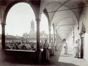 High Renaissance Architecture Drucke: A group of Carthusians at their monastery