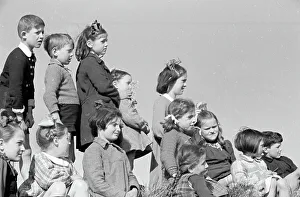 Gerahmter Druck : Bambini auf dem Ponte a Greve Gerahmter Druck : Bambini auf dem Ponte a Greve