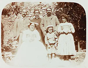 Italian Group Portrait Drucke: Group portrait; postcard