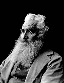 White Bearded Man Drucke: Half-length portrait of an elderly actor