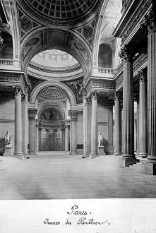 Pantheon Paris Drucke: Inside view of the Pantheon, Paris