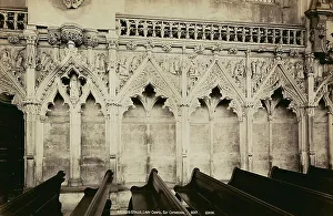 Ely Cathedral Interior Drucke: Detail of the interior of Ely Cathedral, England