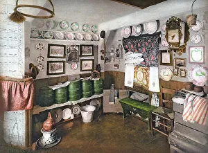 German Interior Design Drucke: Interior of a German house