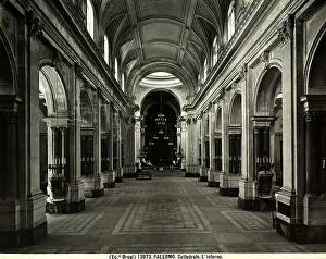 Palermo Cathedral Interior Drucke: The interior of Palermo's Cathedral