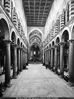 Pisa Cathedral Interior Drucke: Interior of Pisa's Cathedral